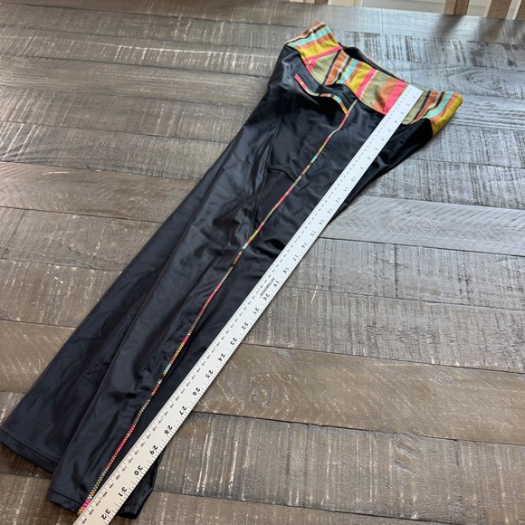 Prana Women’s Aolani Swim Tights Black / Multi-Color Legging NWT Size Med Beach - Picture 6 of 10